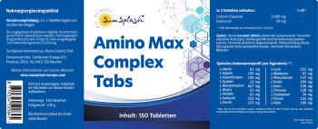 SunSplash Amino Max Complex Caps