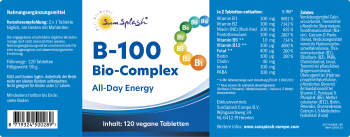 SunSplash B-100 Bio-Complex<br>All-Day Energy