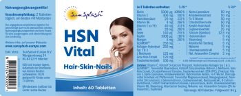 SunSplash HSN Vital Hair-Skin-Nails