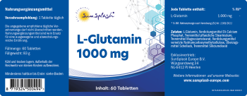 SunSplash L-Glutamin 1.000 mg