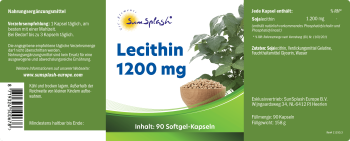 SunSplash Lecithin 1200 mg
